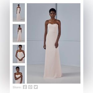 Bella Bridesmaids light blue dress